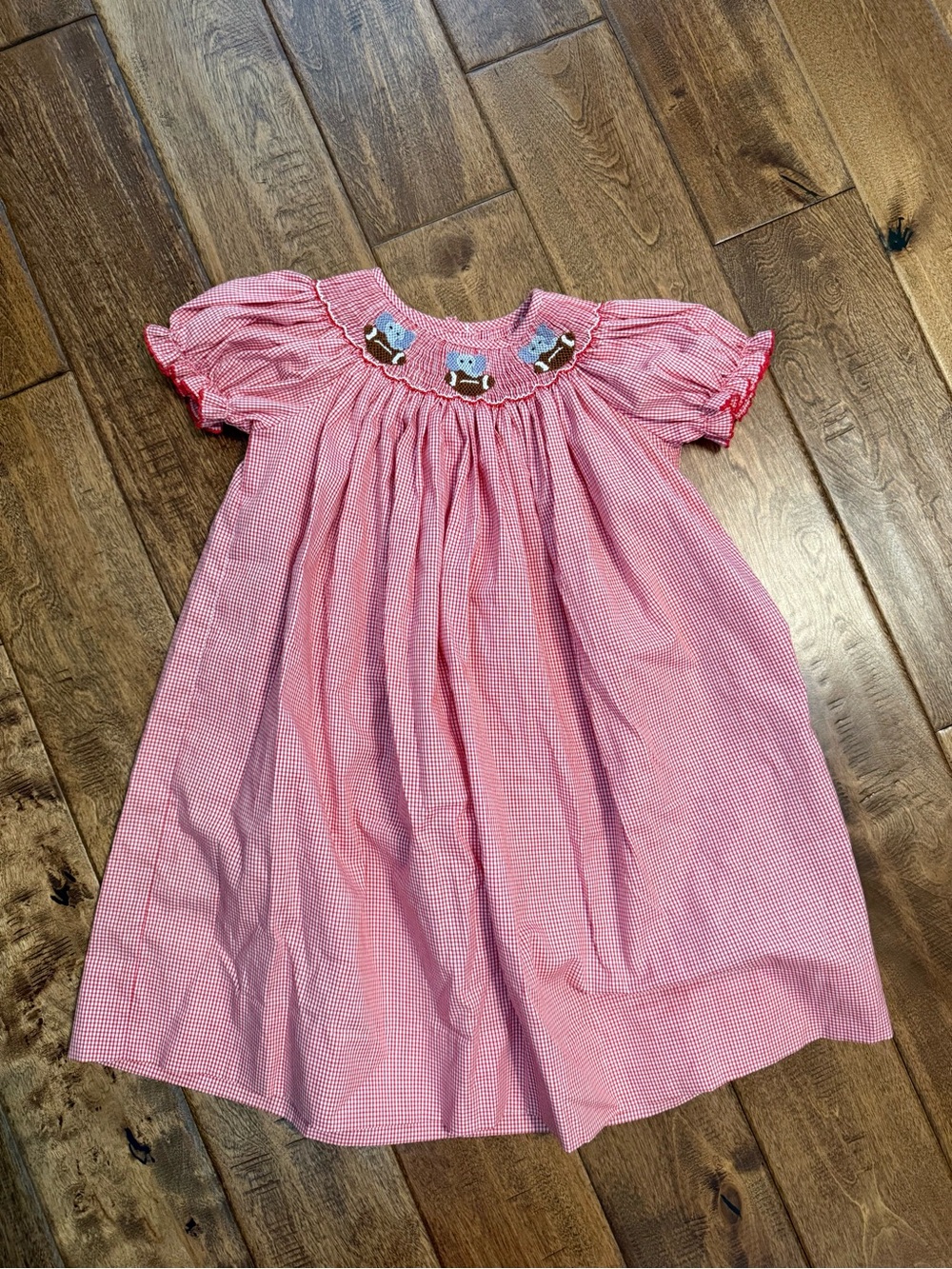 Petit Bebe smocked alabama football dress 3T
